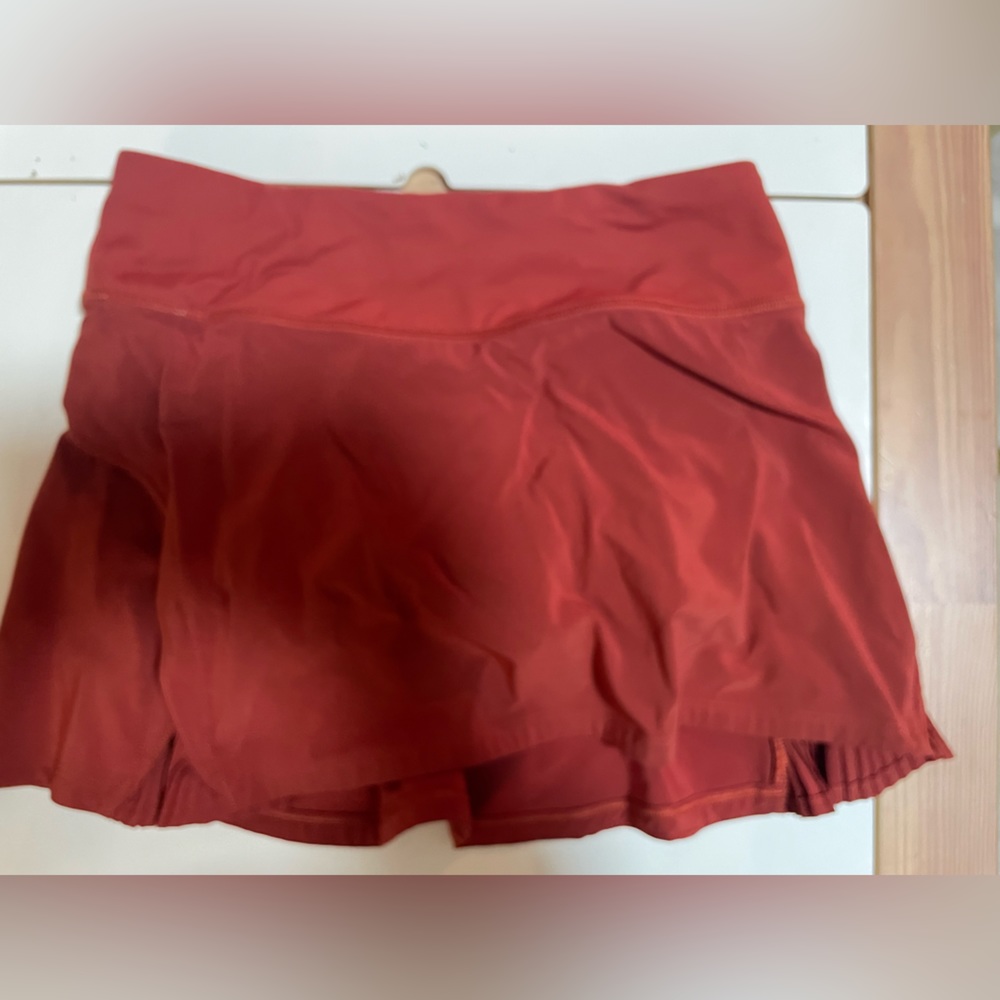 Lululemon Burnt Orange Skirt